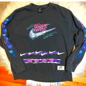 Nike Club Stories Crew Neck Sweatshirt Men's Size XL